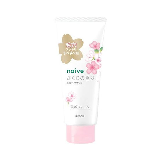 Kracie Naive Facial Cleansing Foam Sakura