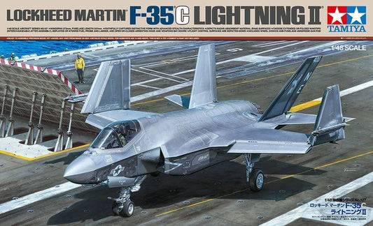 Tamiya 1/48 Lockheed Martin F-35C Lightning II Plastic Model Kit