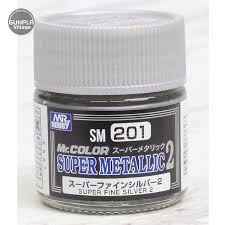 Mr Hobby Mr Color | Super Metallic 2 | 201 Super Fine Silver 2