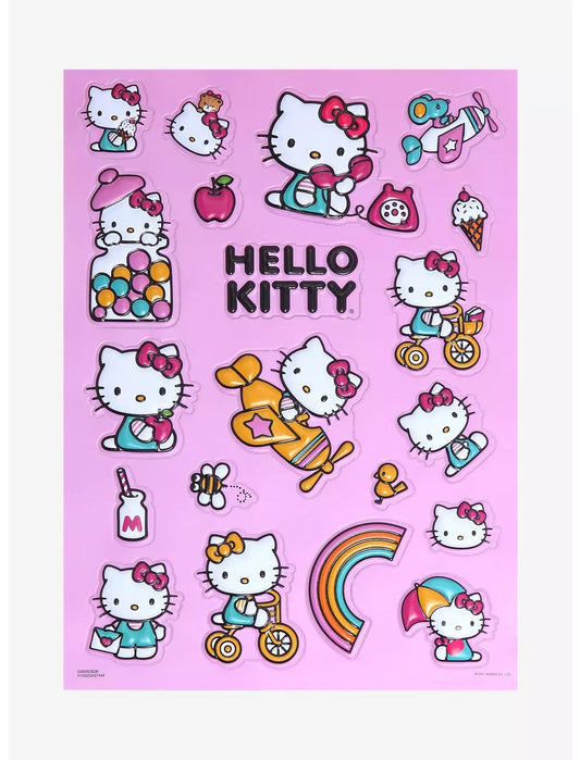 Hello Kitty 3D Raised Sticker Sheets