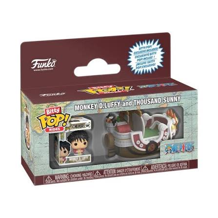 Funko Bitty Pop! Anime | One Piece Thousand Sunny | Display Shelf