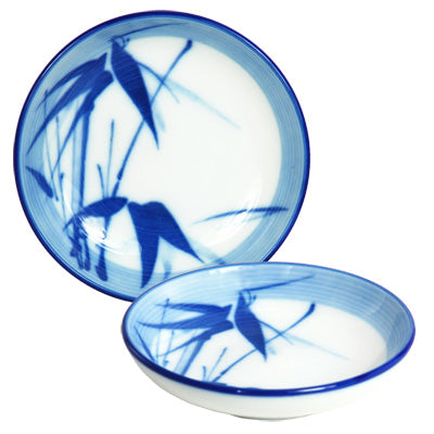 White Bamboo Soy Saucer 3.5"