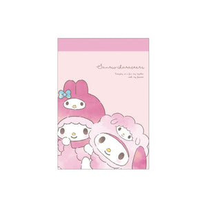 Sanrio Small Memo Pad 70 Sheets