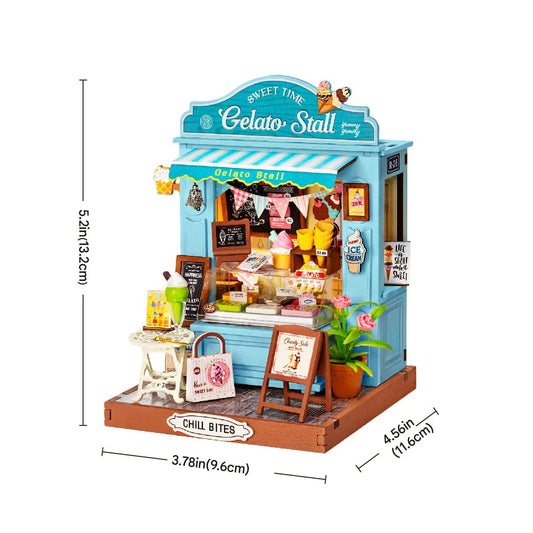 Rolife DIY Miniature House | Gelato Stall Shop | DS052