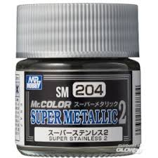 Mr Hobby Mr Color | Super Metallic 2 | 204 Super Stainless 2