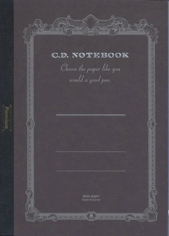 Apica | Premium CD Notebook | A4 | Lined | 96 Pages | 8mm | 30 Lines | Black