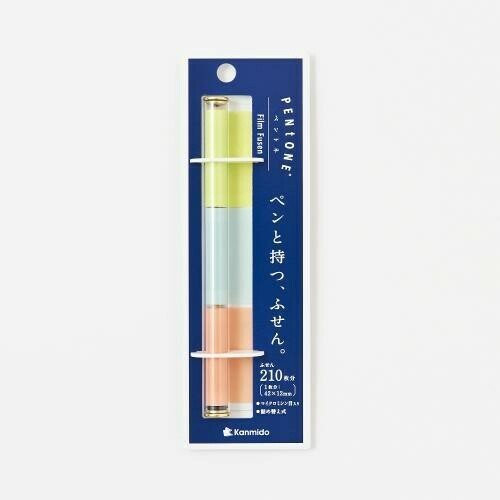 Kanmido Sticky Notes 3 Colors Roll Type Film