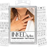 INKED Style Collection Temporary Tattoo Pack