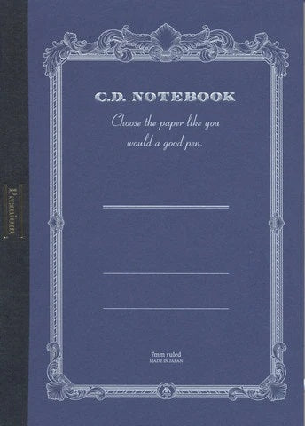 Apica | Premium CD Notebook | B5 | Lined | 7mm | 96 Pages | 30 Lines | Blue