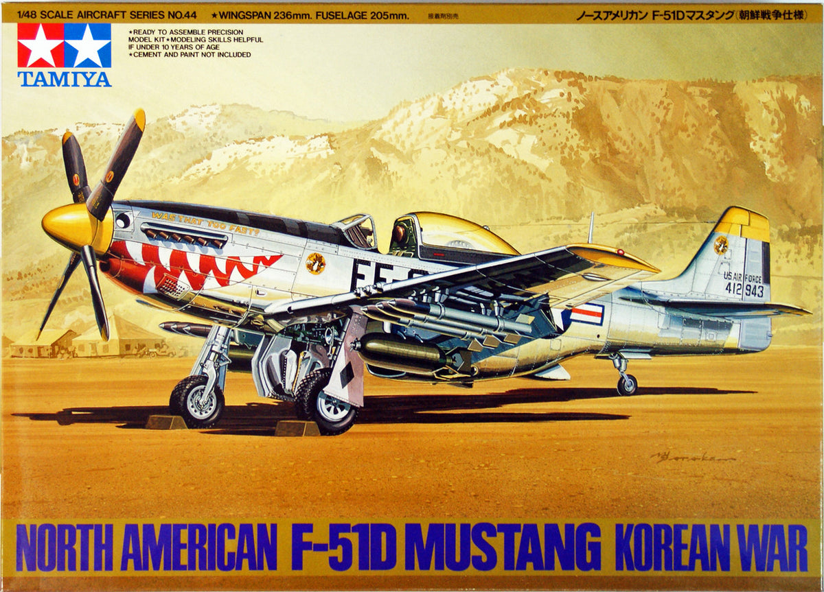 Tamiya 1/48 F-51D Mustang Korean War Model Kit