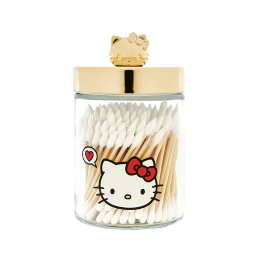TCS SANRIO Hello Kitty Chic Reusable Jar+Precision Cotton