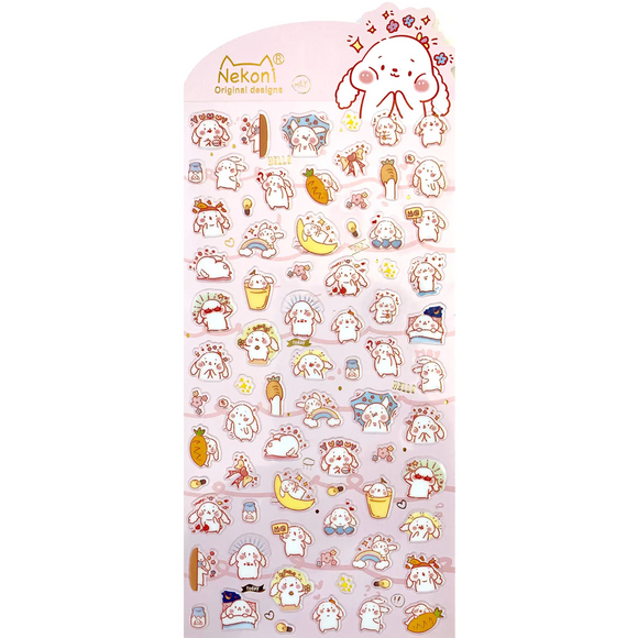 Nekoni Rabbit Stickers