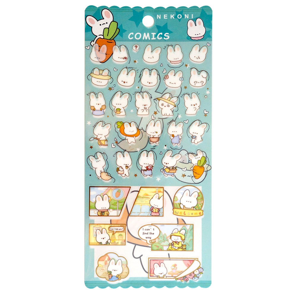 Nekoni Comic Animal Stickers