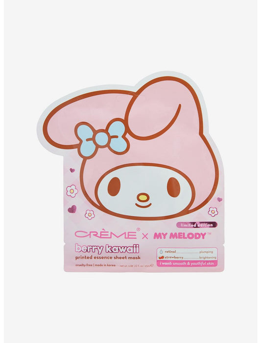 TCS SANRIO My Melody Printed Essence Sheet Mask (Berry)