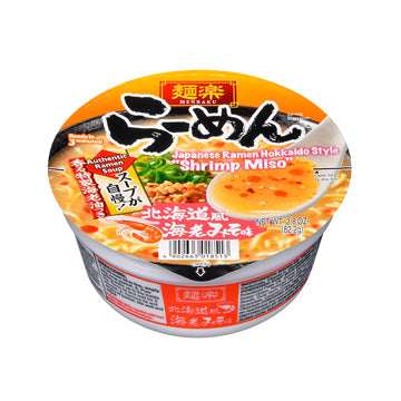 Hikari Menraku Hokkaido Style Shrimp Miso Ramen Bowl