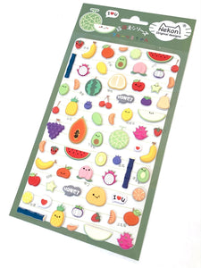 Nekoni Pop Stickers - Fruits