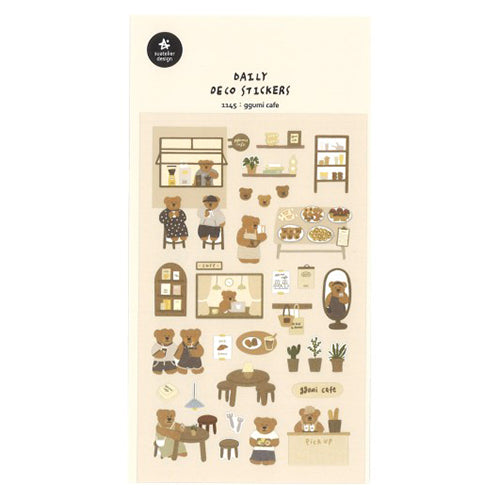 Suatelier Ggumi Cafe Stickers