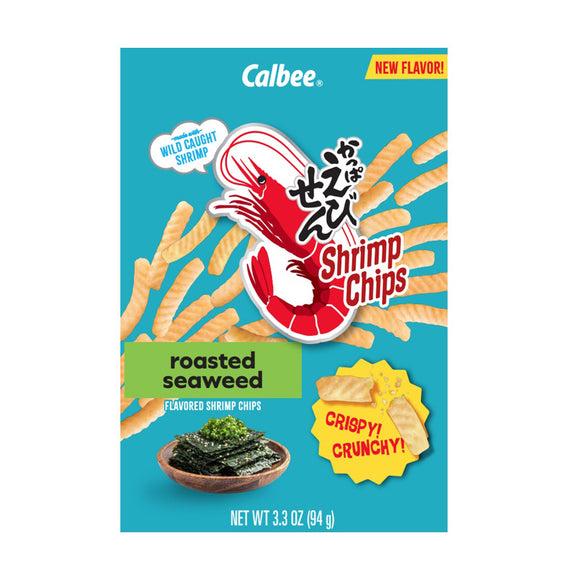 Calbee Shrimp Chips Roasted Seaweed