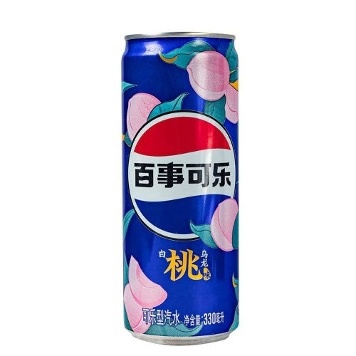 Pepsi Can | White Peach Oolong Flavor 330ml