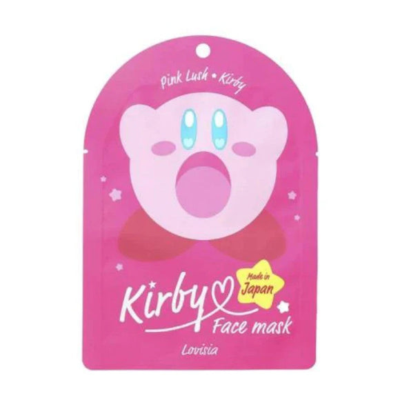 Kirby Face Mask Pink Lush 1sheet Kirby