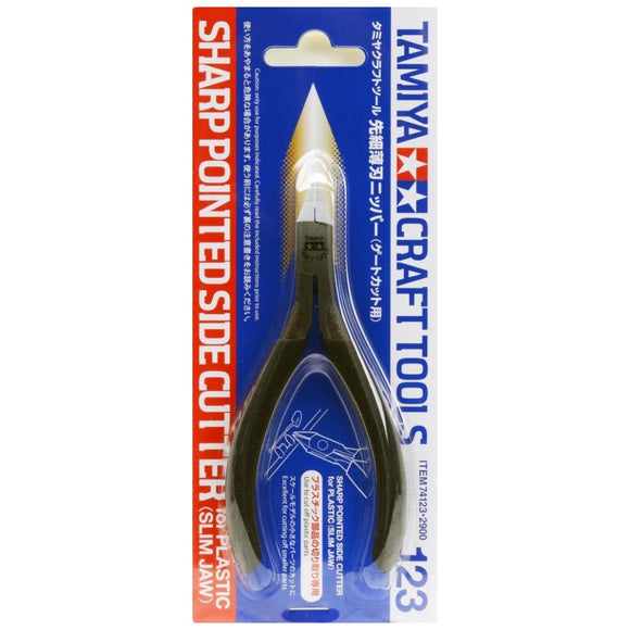 Tamiya Sharp Pointed Side Cutter For Plastic Slim Jaw