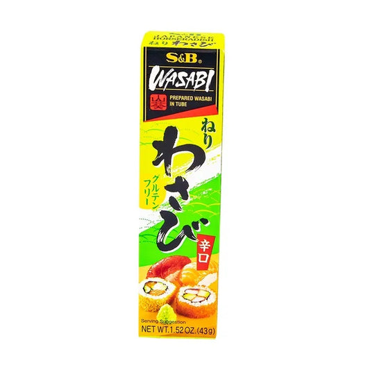 S&B Neri Wasabi Tube 1.52oz