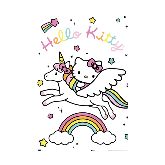 Hello Kitty Poster - Unicorn
