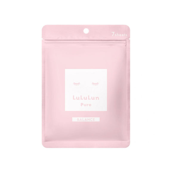 Lululun Pure Face Mask  8FS (Pink) 7sheets