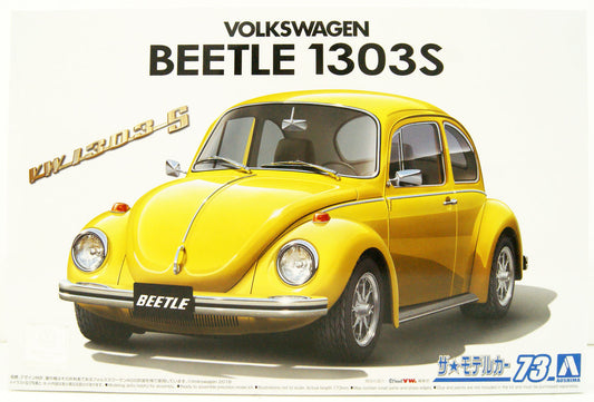 Aoshima Beetle 1303S Yellow Volkswagen