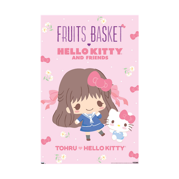 Hello Kitty and Friends x Fruits Basket - Tohru and Hello Kitty