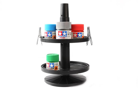 Tamiya Bottle Paint Stand with 4 Clips