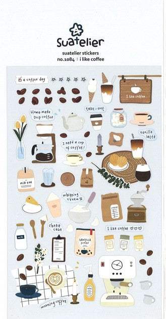 Suatelier I Like Coffee Stickers