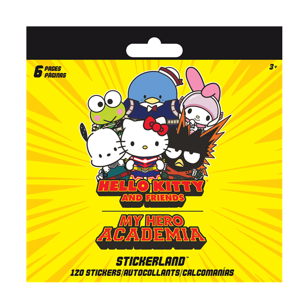 Sanrio Hello Kitty Halloween Stickerblock – 6 Seiten Mit 120 Aufklebern Für Kinder