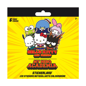 Hello Kitty And Friends Stickerland 120 Stickers - My Hero Academia