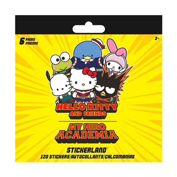 Hello Kitty And Friends Stickerland 120 Stickers - My Hero Academia