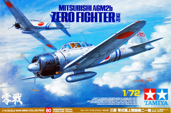 Tamiya 1/72 A6M2b Zeke Zero Fighter