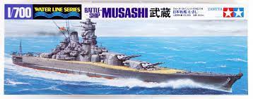 Tamiya 1/700 IJN Musashi Battleship Waterline