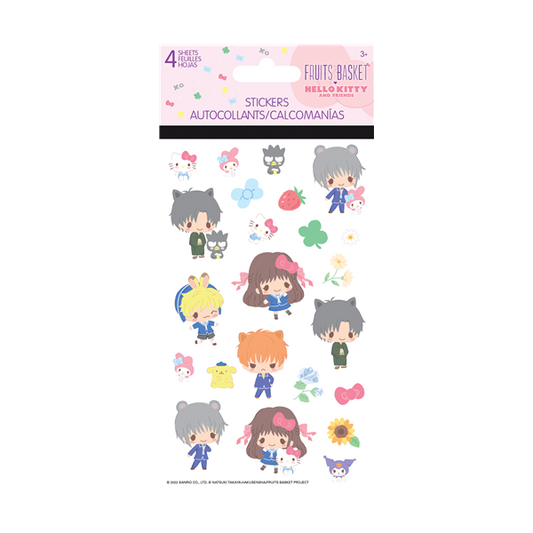 Hello Kitty and Friends Stickers - Fruit Basket