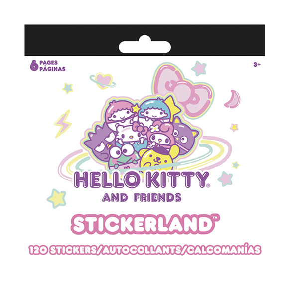 Hello Kitty And Friends Stickerland 120 Stickers