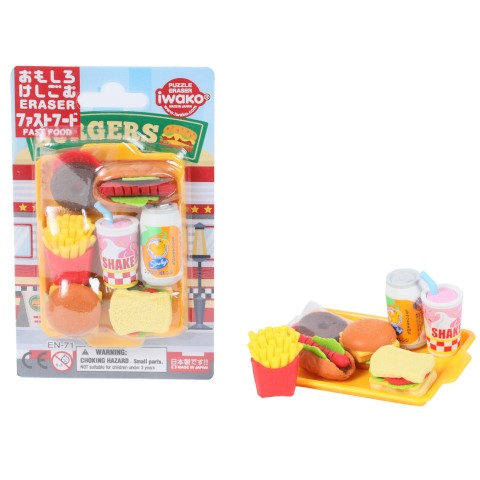 IWAKO Fast Food Erasers