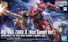 Gundam MS-06S Zaku II Red Comet Mobile Suit - The Origin