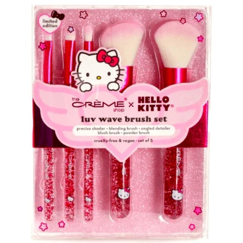 TCS SANRIO Hello Kitty Luv Wave 5pc Brush Set (Y2K)