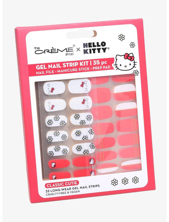 TCS SANRIO Hello Kitty Gel Nail Strips (Classic Cutie)