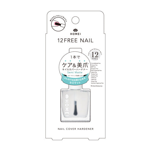 HOMEI 12FREE Nail Hardener Semi Matte