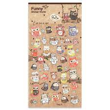 Funny Sticker World BuBo Owl