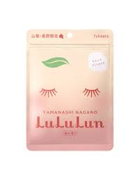 Lululun Premium Yamanashi Nagano Peach PC3 7sheets