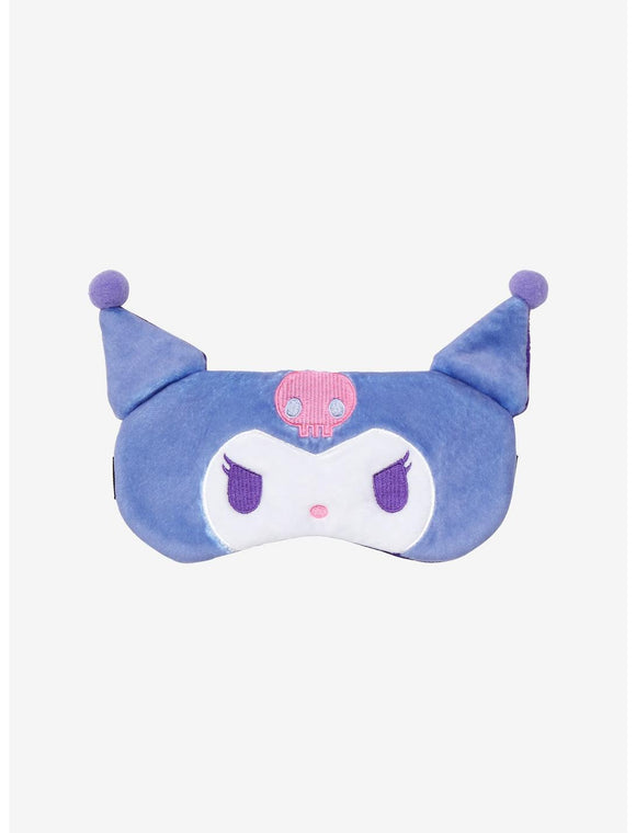 TCS SANRIO Kuromi Plush Sleep Mask
