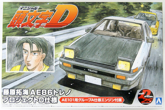Aoshima Fujiwara Takumi AE86 Trueno Project-D Ver. Toyota