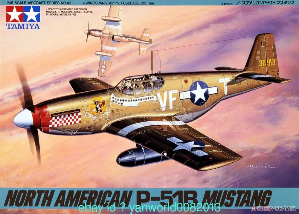 Tamiya 1/48 North American P-51B Mustang