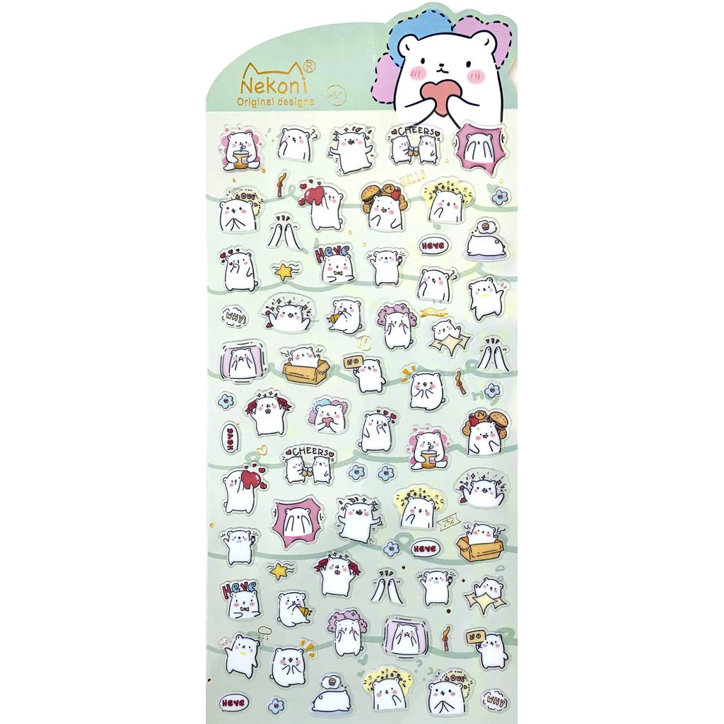 Nekoni Pets Party Stickers